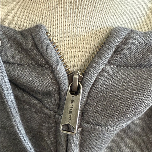 Women’s Carhartt - Full Zip Sweatshirt - Grey - Size Medium (8-10) - Picture 10 of 10